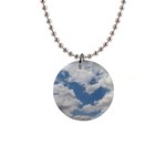 Breezy Clouds in the sky Button Necklaces Front