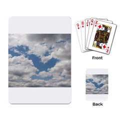 Breezy Clouds In The Sky Playing Card by picsaspassion