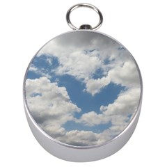 Breezy Clouds In The Sky Silver Compasses