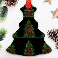 Christmas Trees Pattern Ornament (christmas Tree)