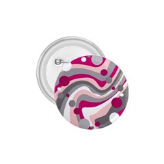 Magenta, Pink And Gray Design 1 75  Buttons