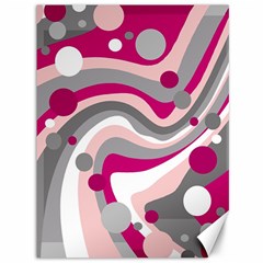 Magenta, Pink And Gray Design Canvas 36  X 48   by Valentinaart