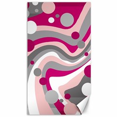 Magenta, Pink And Gray Design Canvas 40  X 72   by Valentinaart