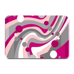 Magenta, Pink And Gray Design Plate Mats