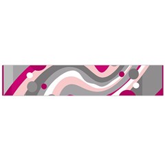 Magenta, Pink And Gray Design Flano Scarf (large)