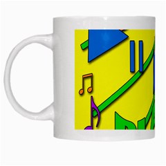 Music White Mugs by Valentinaart