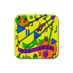 Music Rubber Coaster (square) 