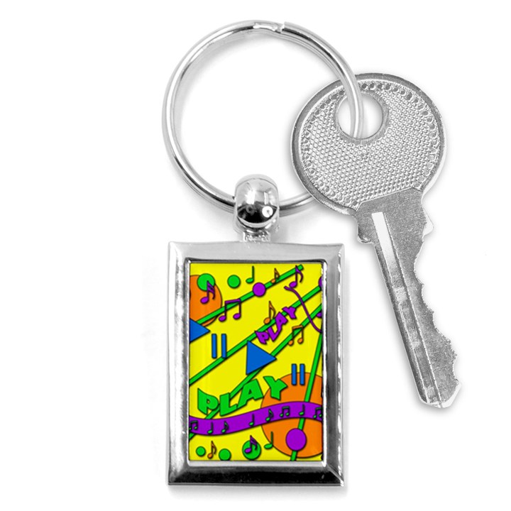 Music Key Chains (Rectangle) 