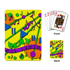 Music Playing Card