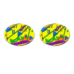 Music Cufflinks (oval)