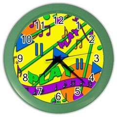 Music Color Wall Clocks