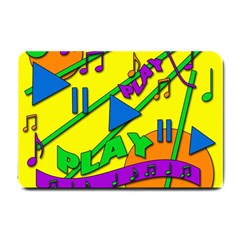 Music Small Doormat  by Valentinaart