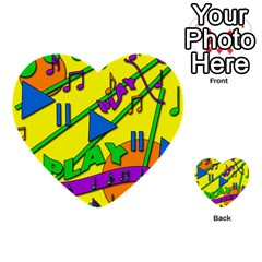 Music Multi-purpose Cards (heart) 