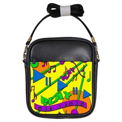 Music Girls Sling Bags