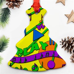 Music Christmas Tree Ornament (2 Sides)