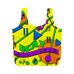 Music Full Print Recycle Bags (m) 