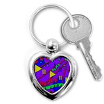 Music 2 Key Chains (Heart)  Front