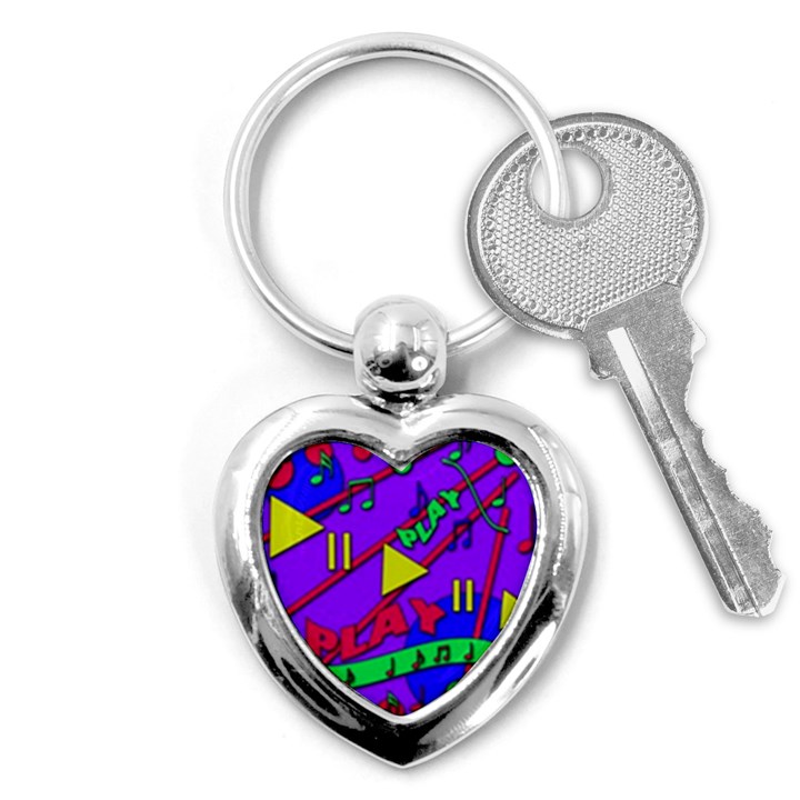 Music 2 Key Chains (Heart) 