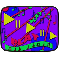 Music 2 Double Sided Fleece Blanket (mini)  by Valentinaart