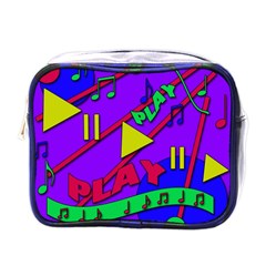 Music 2 Mini Toiletries Bags by Valentinaart