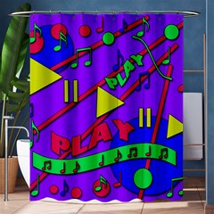 Music 2 Shower Curtain 60  X 72  (medium)  by Valentinaart