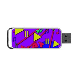 Music 2 Portable Usb Flash (one Side) by Valentinaart