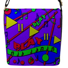 Music 2 Flap Messenger Bag (s) by Valentinaart