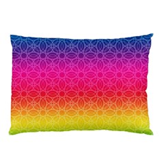 Rainbow Rings Pillow Case by PhotoThisxyz