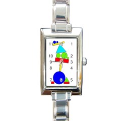 Balance  Rectangle Italian Charm Watch