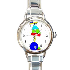 Balance  Round Italian Charm Watch