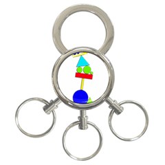 Balance  3-ring Key Chains