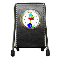 Balance  Pen Holder Desk Clocks by Valentinaart