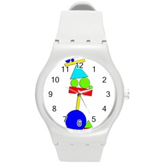 Balance  Round Plastic Sport Watch (m)