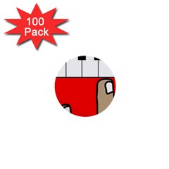 Piano  1  Mini Buttons (100 Pack) 