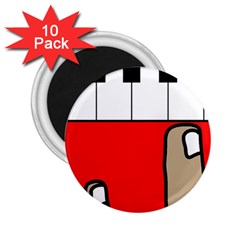 Piano  2 25  Magnets (10 Pack) 