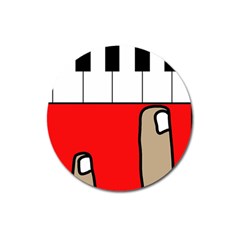 Piano  Magnet 3  (round)