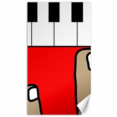 Piano  Canvas 40  X 72   by Valentinaart