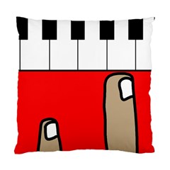 Piano  Standard Cushion Case (one Side) by Valentinaart