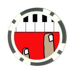 Piano  Poker Chip Card Guards (10 Pack) 