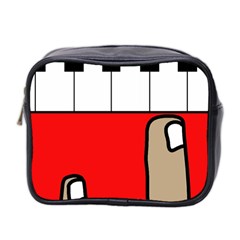 Piano  Mini Toiletries Bag 2-side by Valentinaart