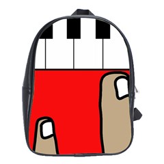 Piano  School Bags (xl) 