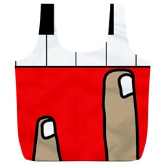 Piano  Full Print Recycle Bags (l)  by Valentinaart