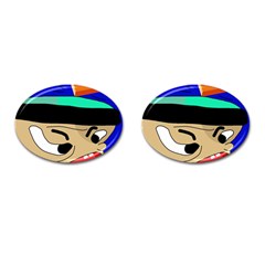 Accident  Cufflinks (oval)