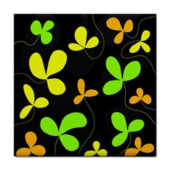 Floral Design Tile Coasters