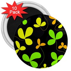 Floral Design 3  Magnets (10 Pack) 