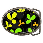 Floral design Belt Buckles Front