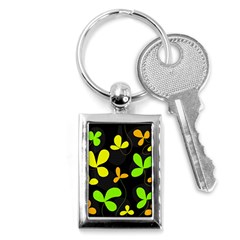 Floral Design Key Chains (rectangle) 