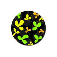 Floral Design Magnet 3  (round)