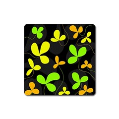 Floral Design Square Magnet