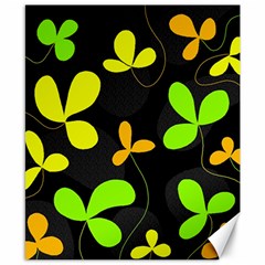 Floral Design Canvas 8  X 10 